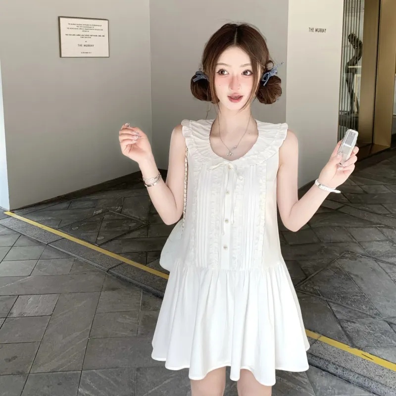 CHIWAWAMEME Sleeveless Dress Women's-2