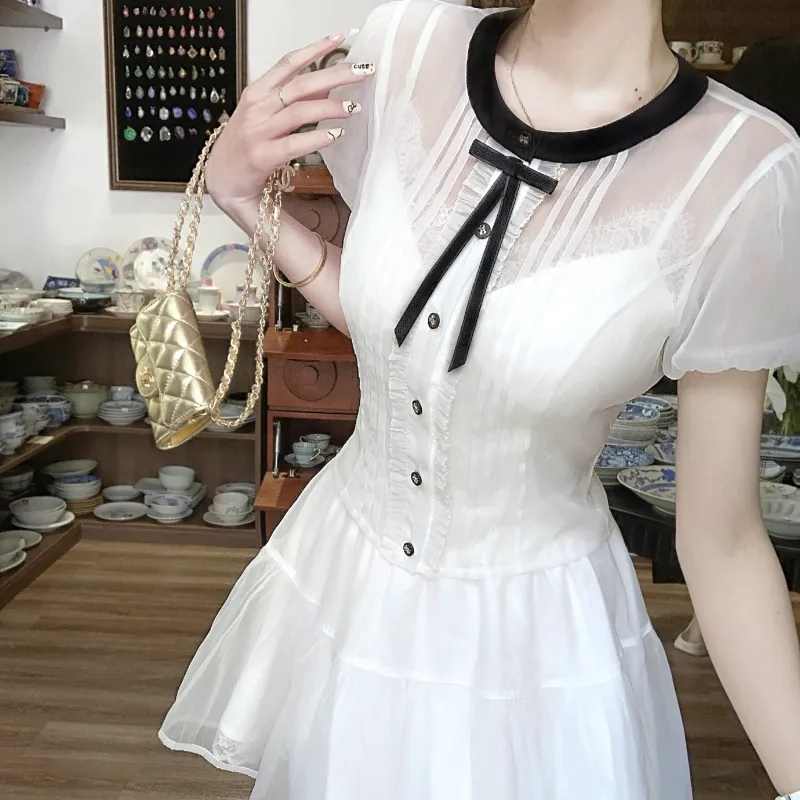 CHIWAWAMEME Crop Tops Women's Xiantou Beige-2