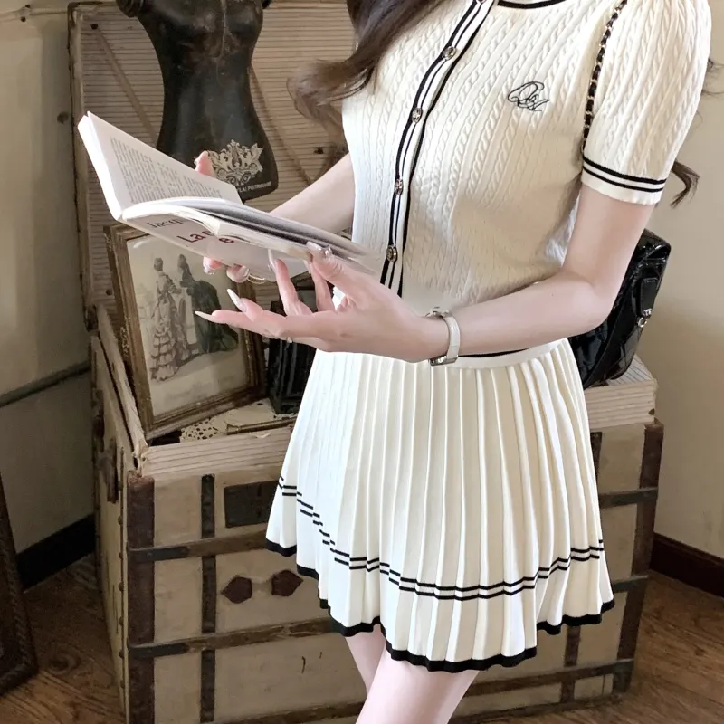 CHIWAWAMEME Casual Short Skirts Women's Apricot-2