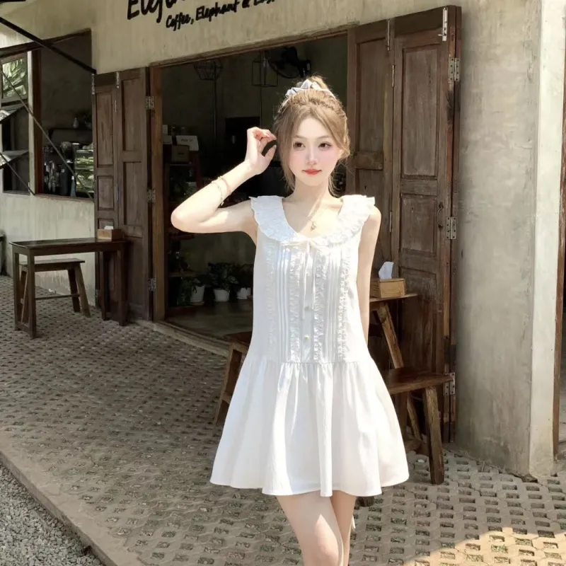 CHIWAWAMEME Sleeveless Dress Women's-3