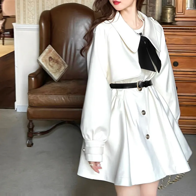 CHIWAWAMEME Cloaks Women's Ivory-2