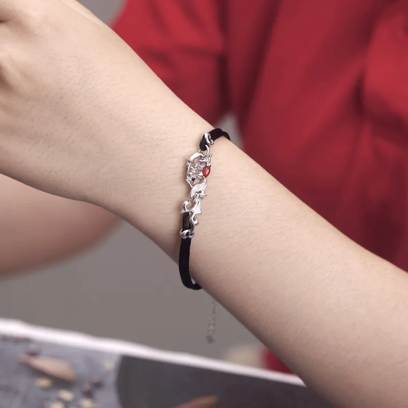 MYSHINE 925 Sterling Silver Bracelets Women's-5