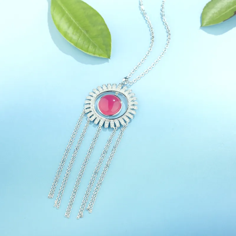 MYSHINE 925 Sterling Silver Necklaces Women's-2