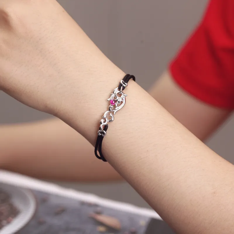 MYSHINE 925 Sterling Silver Bracelets Women's-4