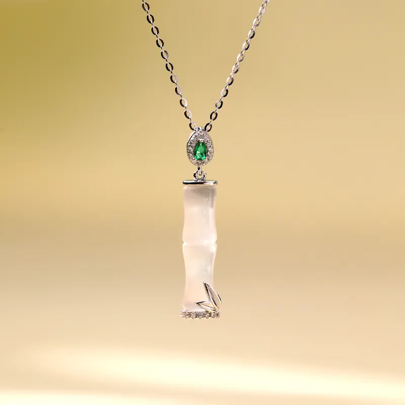 MYSHINE Chalcedony Necklaces Women's-2