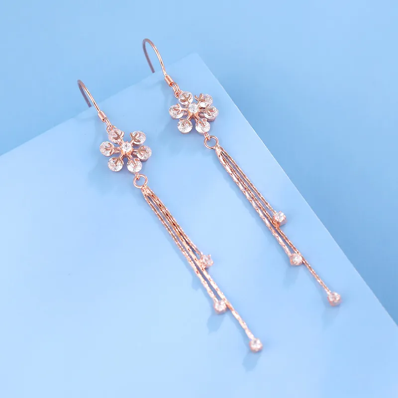 MYSHINE 925 Sterling Silver Drop Earrings Women's-7