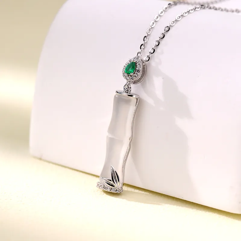 MYSHINE Chalcedony Necklaces Women's-1
