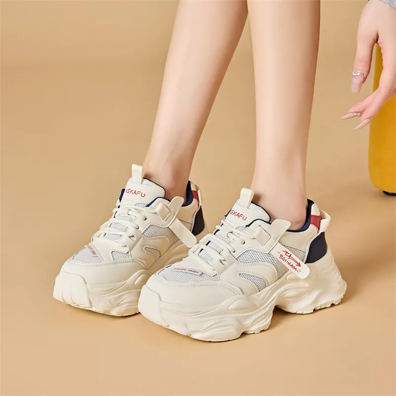 KEKAFU Low Top Chunky Sneakers Women's-5