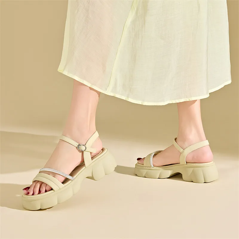 KEKAFU One Strap Sandals Women's-13