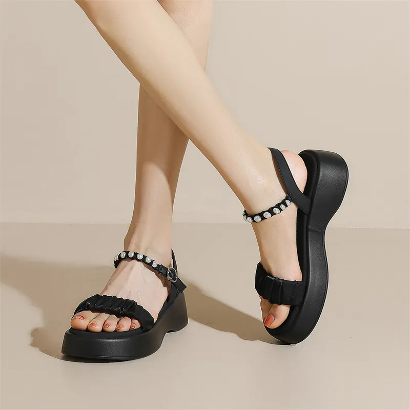 KEKAFU One Strap Sandals 4.5cm Women's-6