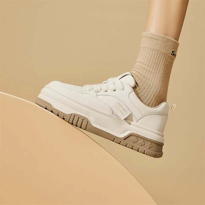 KEKAFU Lightweight Height Increasing Low Top Casual Shoes Women's-15