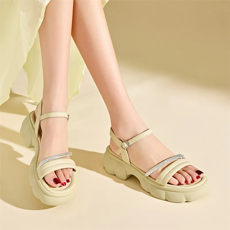 KEKAFU One Strap Sandals Women's-14