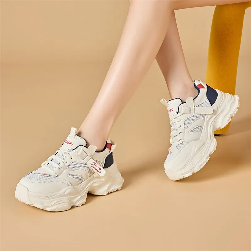 KEKAFU Low Top Chunky Sneakers Women's-6