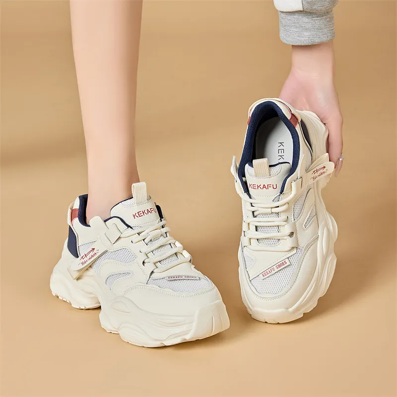 KEKAFU Low Top Chunky Sneakers Women's-4