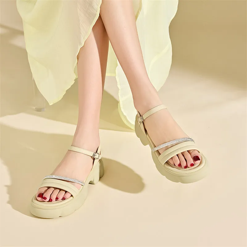 KEKAFU One Strap Sandals Women's-12