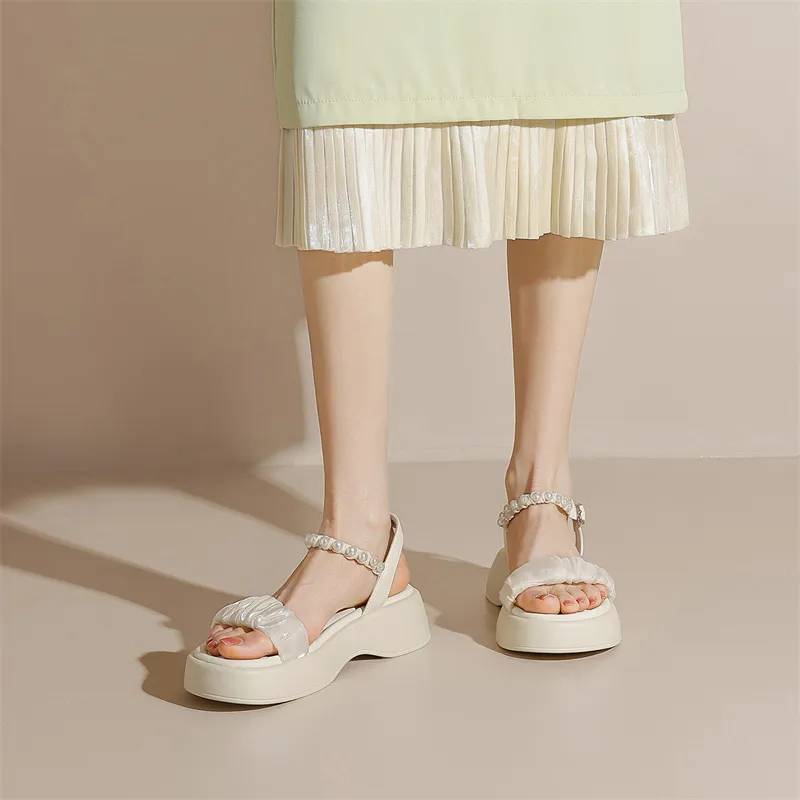 KEKAFU One Strap Sandals 4.5cm Women's-15