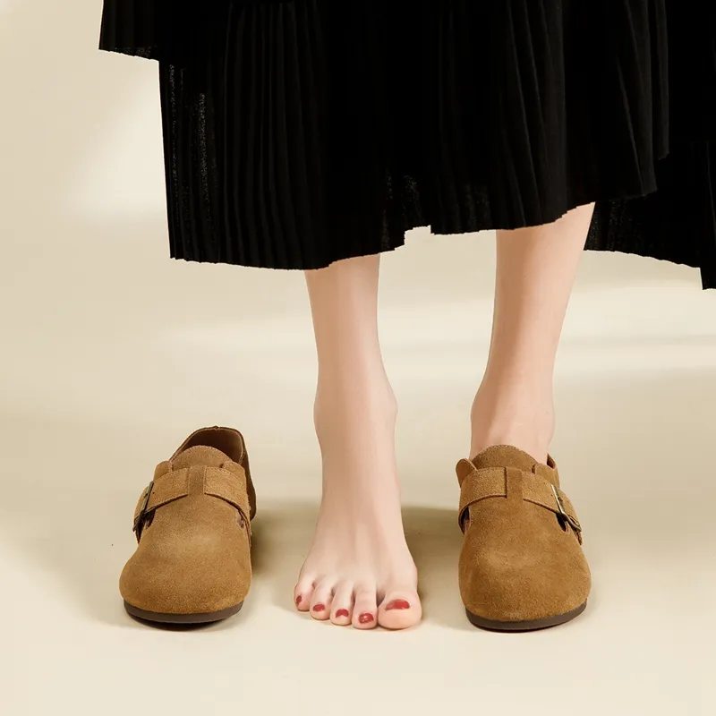 KEKAFU Women's Casual Shoes Women's Apricot/Camel-13