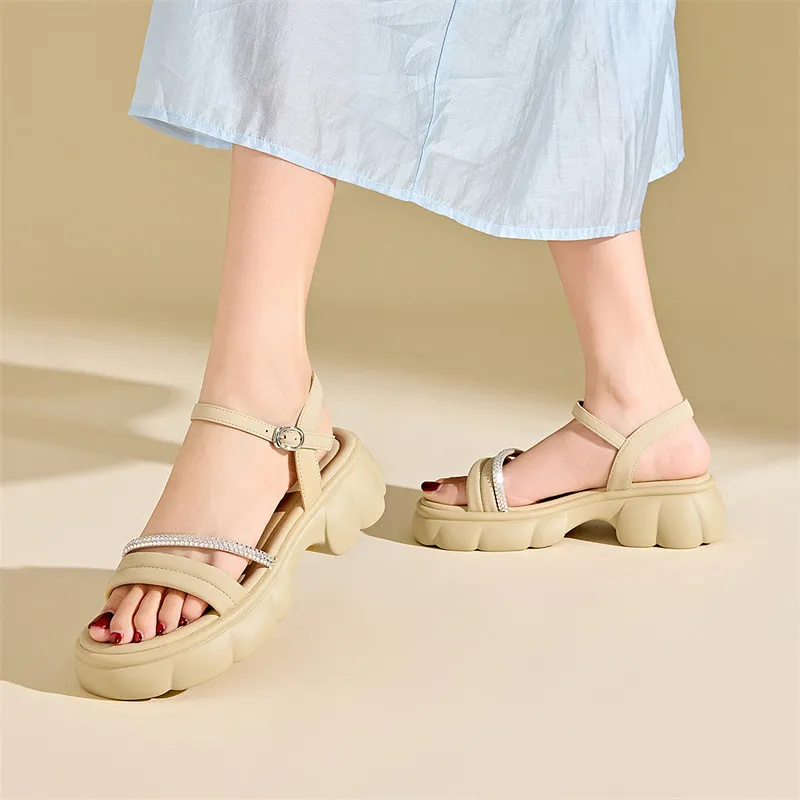 KEKAFU One Strap Sandals Women's-21