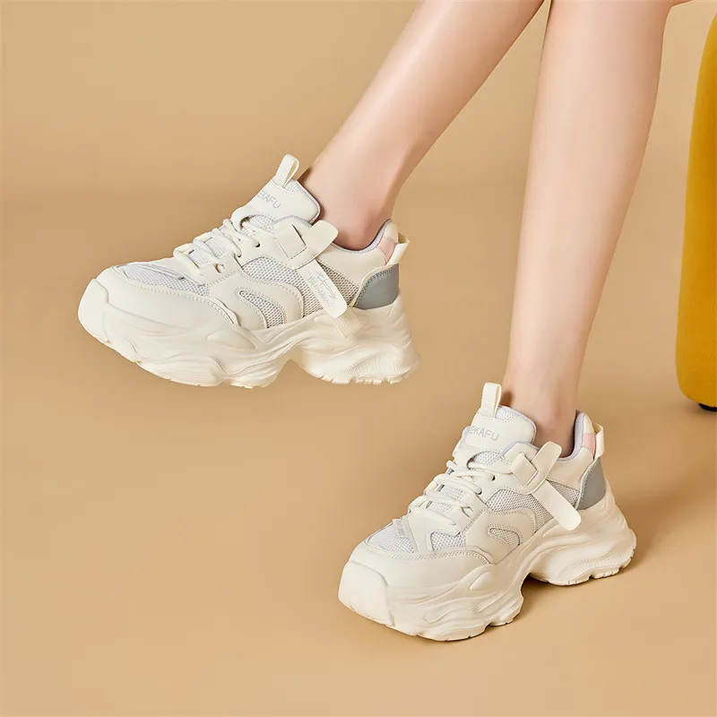 KEKAFU Low Top Chunky Sneakers Women's-21