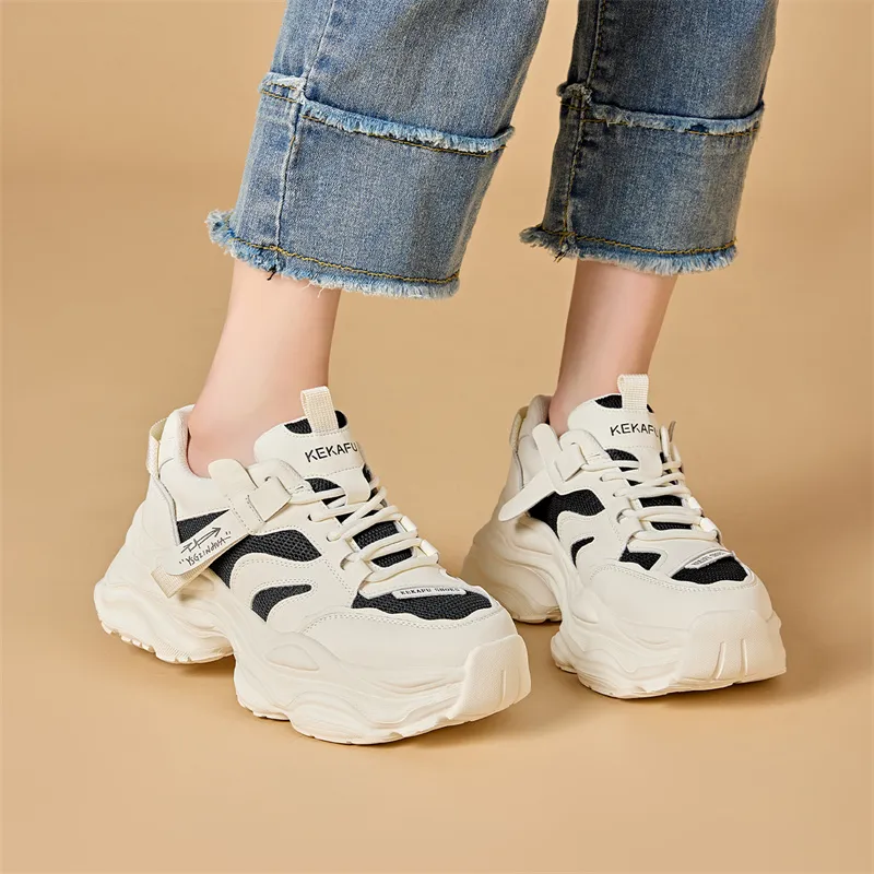 KEKAFU Low Top Chunky Sneakers Women's-15