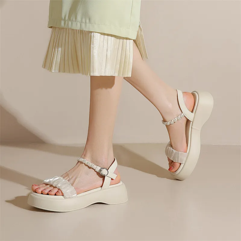 KEKAFU One Strap Sandals 4.5cm Women's-14