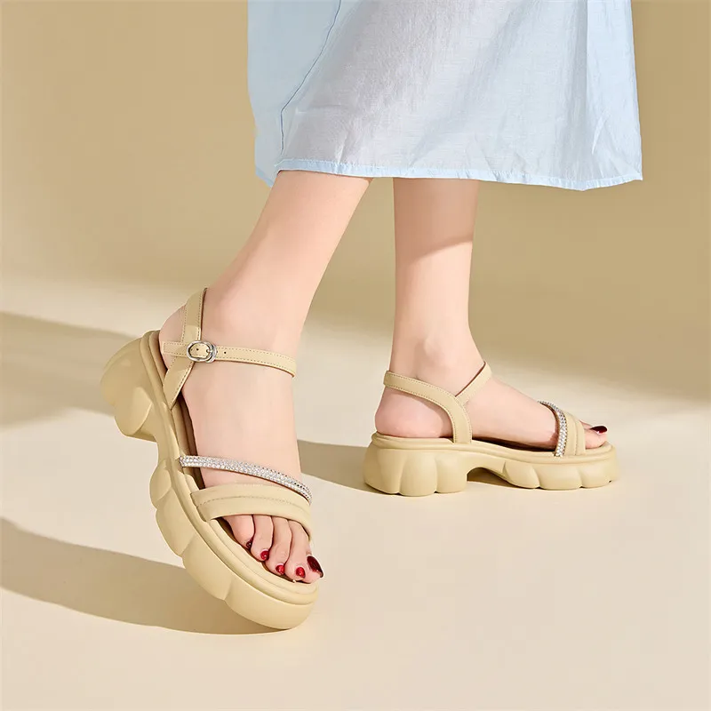 KEKAFU One Strap Sandals Women's-20