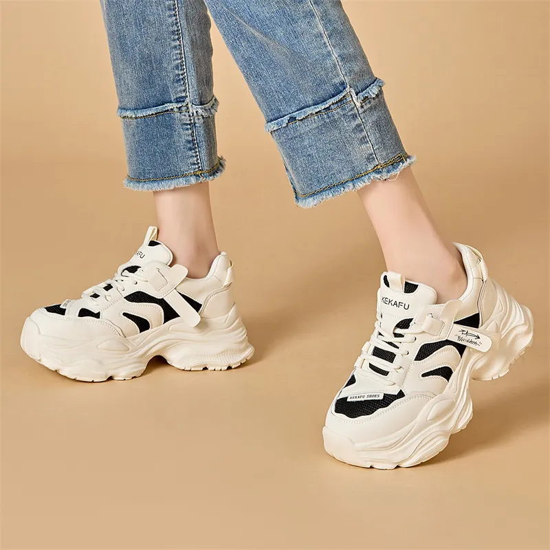 KEKAFU Low Top Chunky Sneakers Women's-13