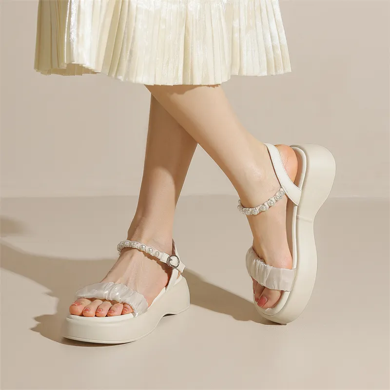 KEKAFU One Strap Sandals 4.5cm Women's-12