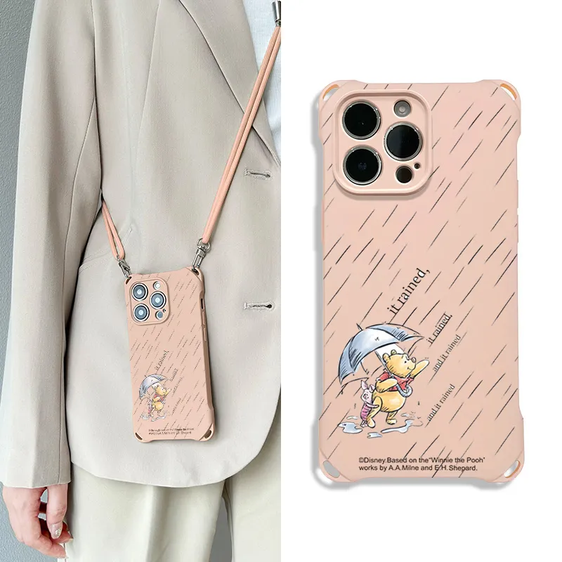 Disney Silicone Material Cute High-End Backpack-Style Phone Cases Compatible With Apple 16 Pro Max/Pro/Plus/15/14/13-7