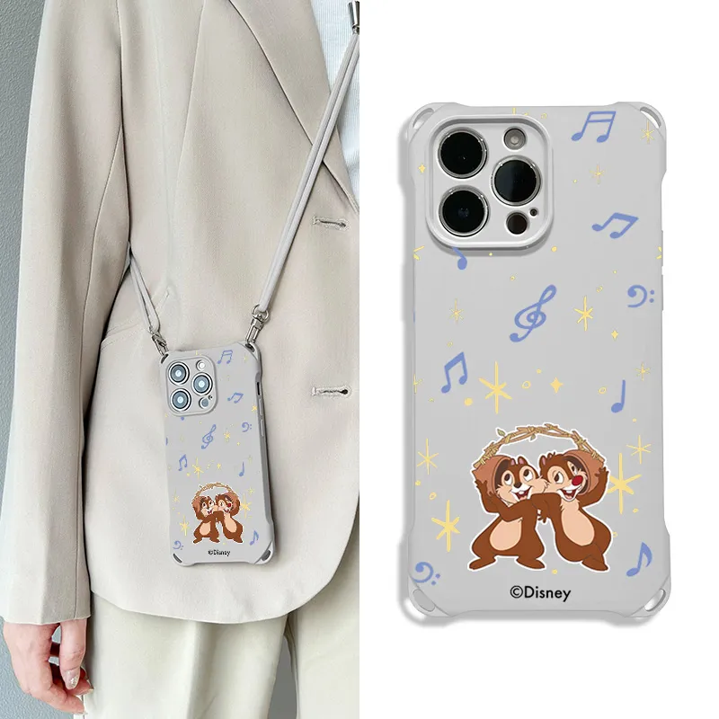 Disney Silicone Material Cute Individual Backpack-Style Phone Cases Compatible With Apple 16 Pro Max/Pro/Plus/15/14/13-5
