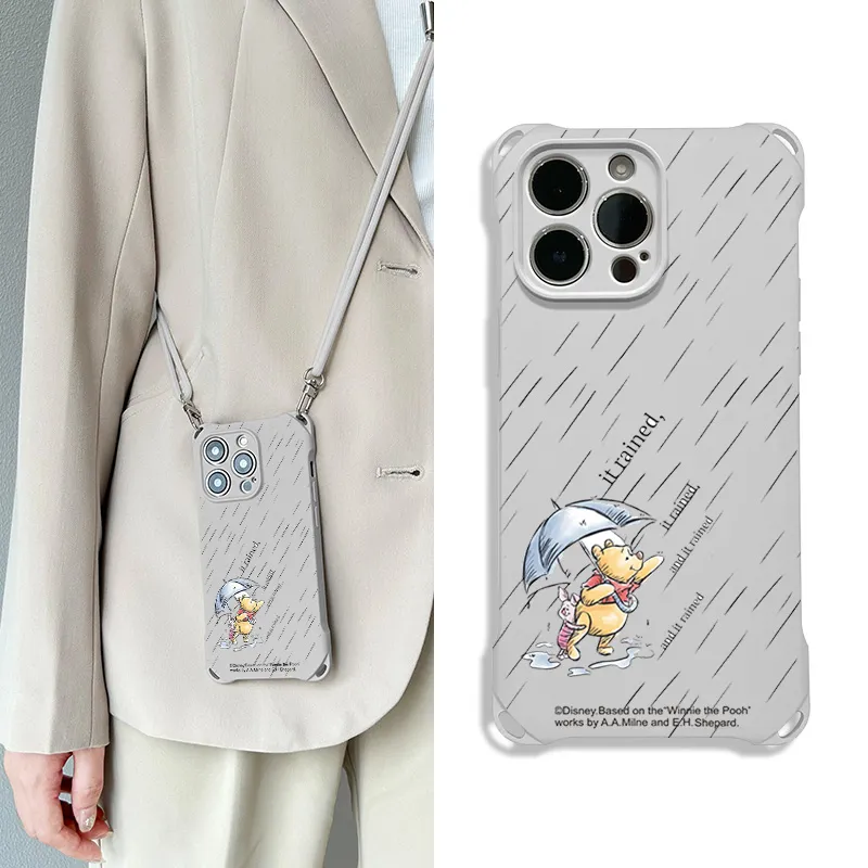 Disney Silicone Material Cute High-End Backpack-Style Phone Cases Compatible With Apple 16 Pro Max/Pro/Plus/15/14/13-3