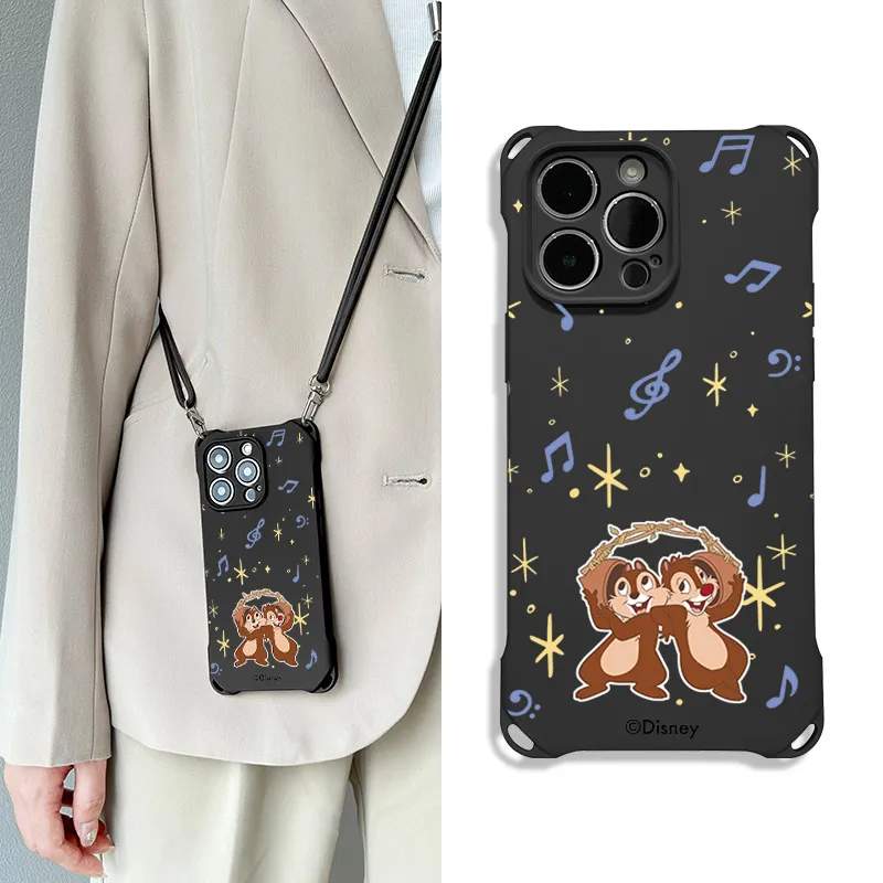Disney Silicone Material Cute Individual Backpack-Style Phone Cases Compatible With Apple 16 Pro Max/Pro/Plus/15/14/13-13