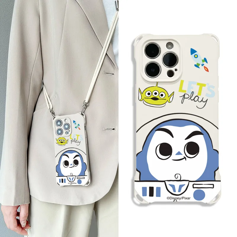 Disney Silicone Material Cute Backpack-Style Phone Cases Compatible With Apple 16 Pro Max/Pro/Plus/15/14/13-1