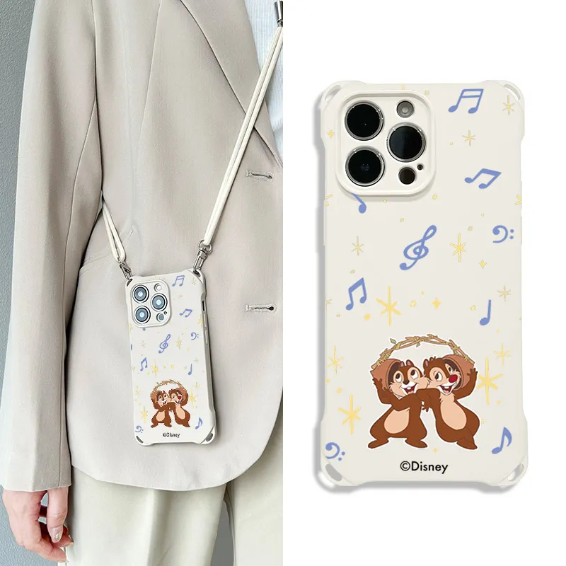 Disney Silicone Material Cute Individual Backpack-Style Phone Cases Compatible With Apple 16 Pro Max/Pro/Plus/15/14/13-1