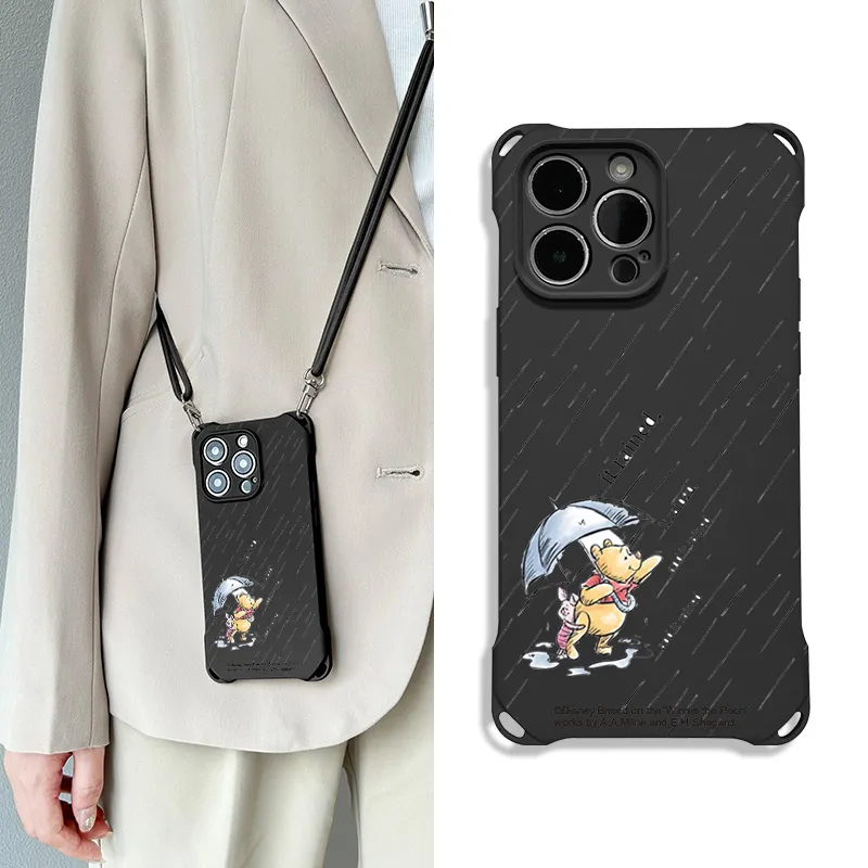 Disney Silicone Material Cute High-End Backpack-Style Phone Cases Compatible With Apple 16 Pro Max/Pro/Plus/15/14/13-5