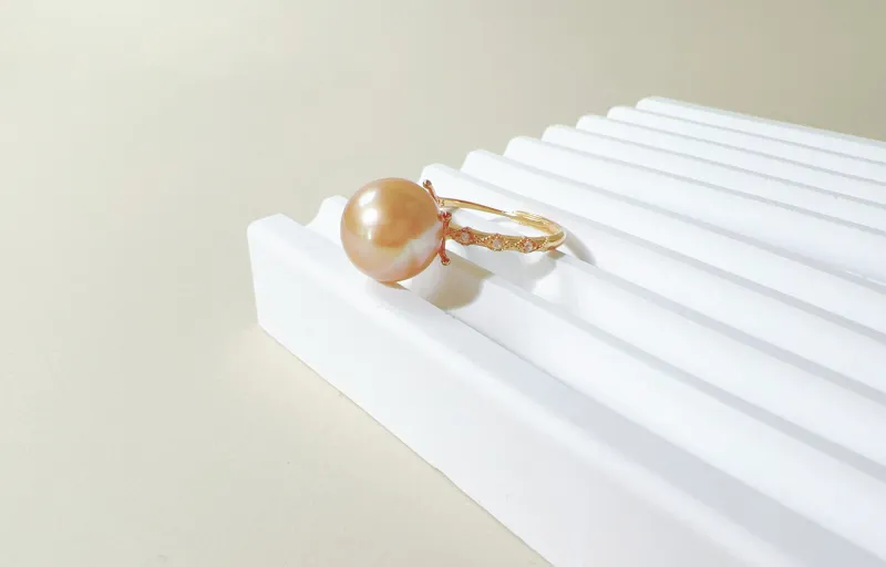 SIYIJIA Saltwater Pearl Rings Unisex-4