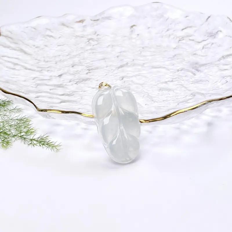 SIYIJIA Glutinous Jade Jadeite Pendants Women's-4
