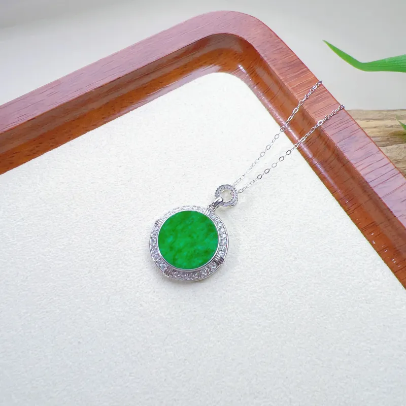 SIYIJIA Bean Type Jadeite Pendants Unisex-2