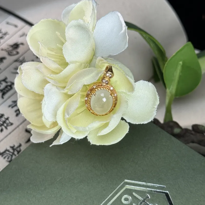 SIYIJIA Ice Type Jadeite Pendants Women's-2