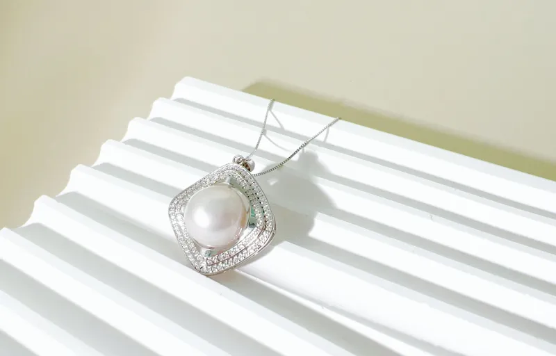 SIYIJIA Saltwater Pearl Necklaces Women's-3
