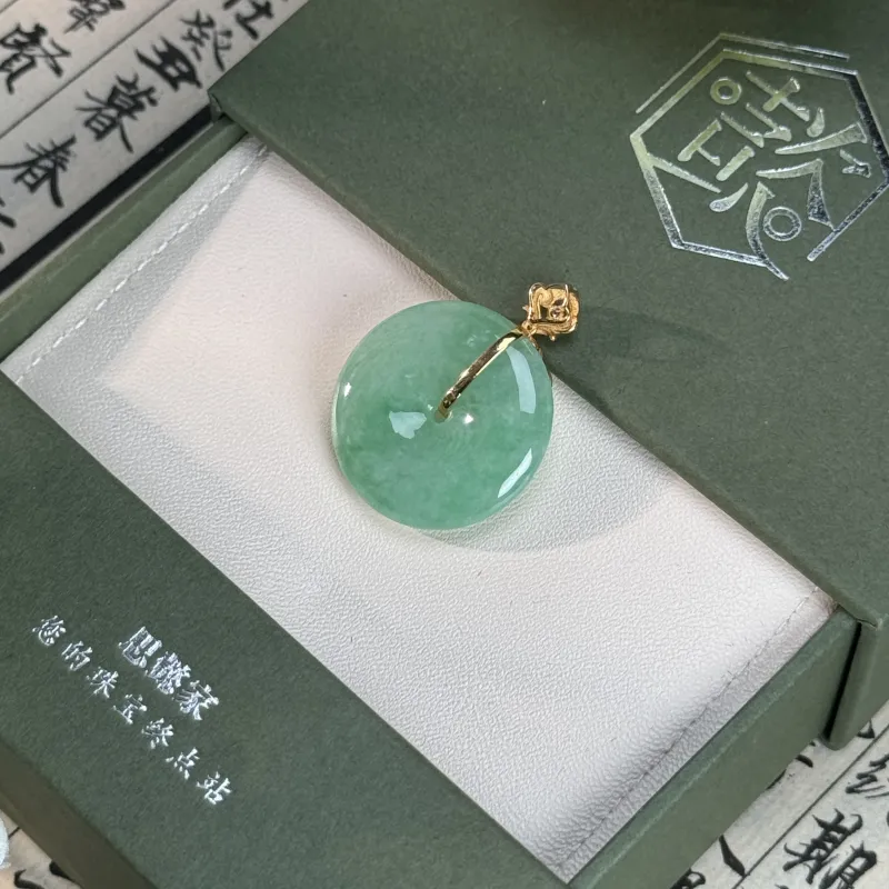 SIYIJIA Glutinous Jade Jadeite Pendants Unisex-1