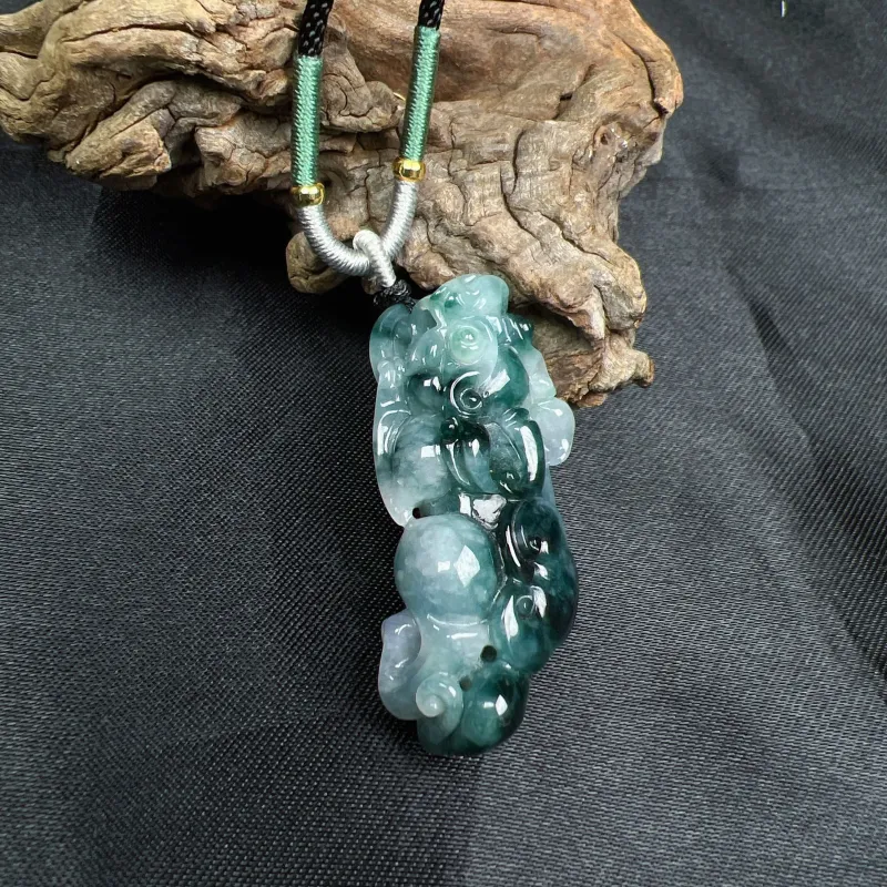 SIYIJIA Glutinous Jade Jadeite Pendants Unisex-3
