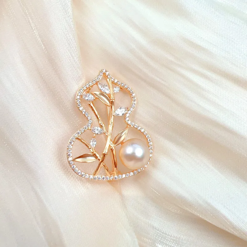SIYIJIA Saltwater Pearl Brooches Women's-3