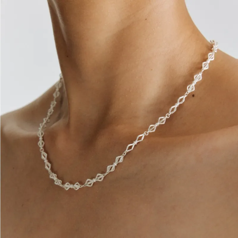 Empress 47 Concept 925 Sterling Silver Necklaces Unisex-4