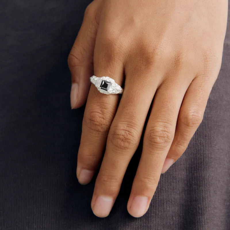 Empress 47 Concept S925 Silver Mountain Base Ring Unisex-2