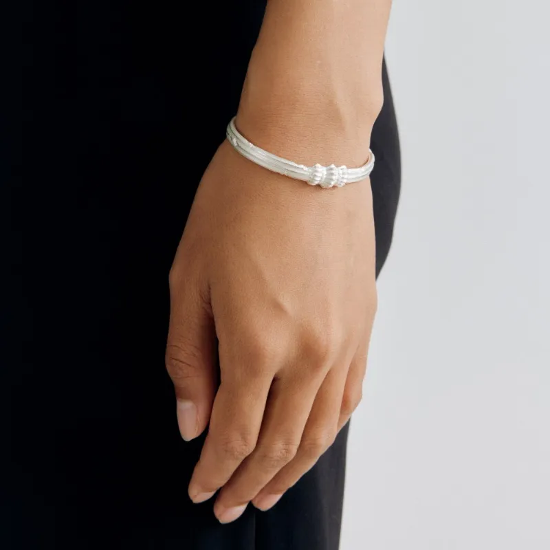 Empress 47 Concept 925 Sterling Silver Bangles Unisex-3