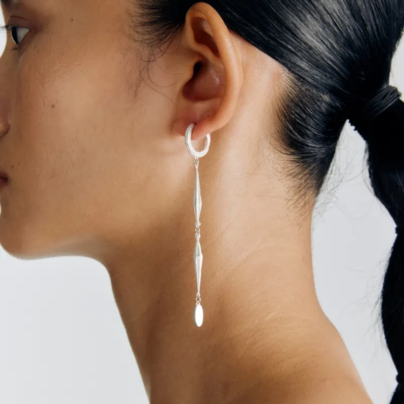 Empress 47 Concept 925 Sterling Silver Earrings Unisex-3