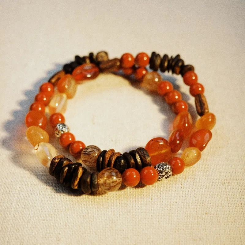 Empress 47 Concept Natural Agate Bracelets Unisex-4