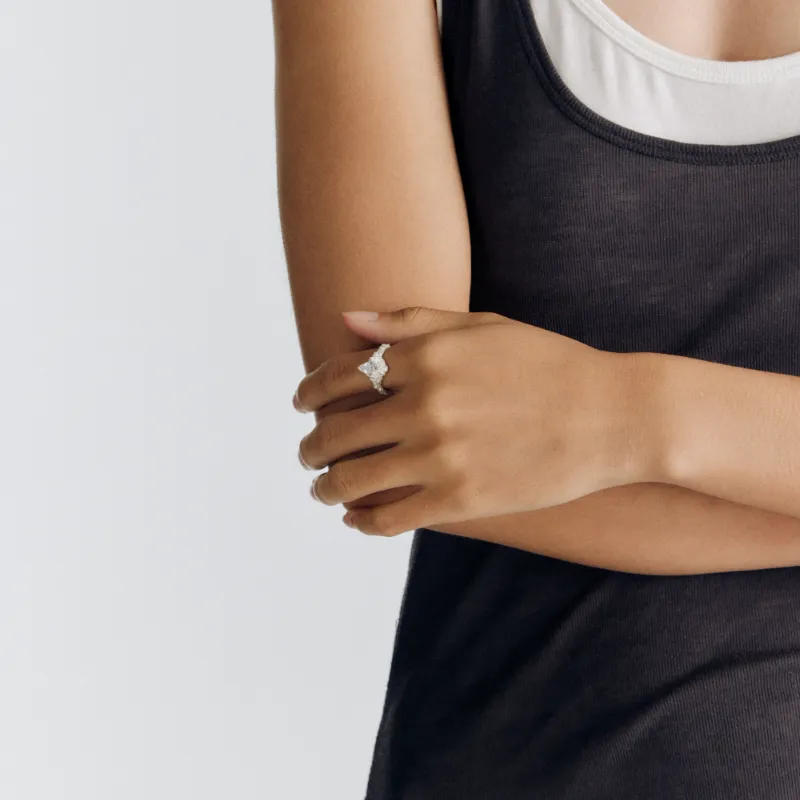 Empress 47 Concept 925 Sterling Silver Rings Unisex White-3