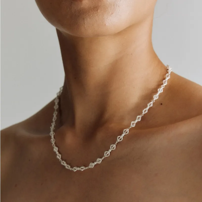 Empress 47 Concept 925 Sterling Silver Necklaces Unisex-2